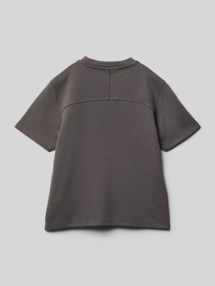 Garcia T-shirt met labelprint Grafiet - 3