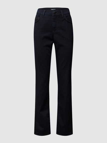 Jeansy z poszerzaną nogawką i szwami w kontrastowym kolorze model ‘DOLLY’ Shop The Look MANNEQUINE