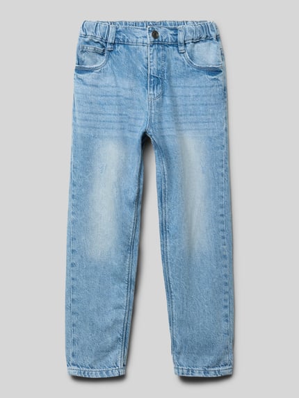 Blue Seven Jeansy o kroju straight fit z częściowo elastycznym pasem Niebieski 1