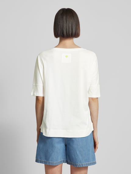 LIEBLINGSSTÜCK T-Shirt mit Paillettenbesatz Modell 'Dacina' Offwhite 5