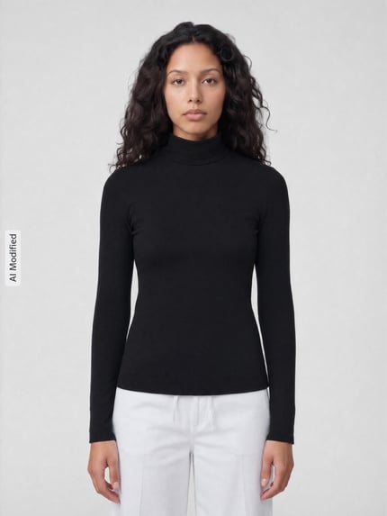 Weekend Max Mara bluzka z długim rękawem o kroju slim fit z mieszanka wiskozy model 'MULTIF' Czarny 4