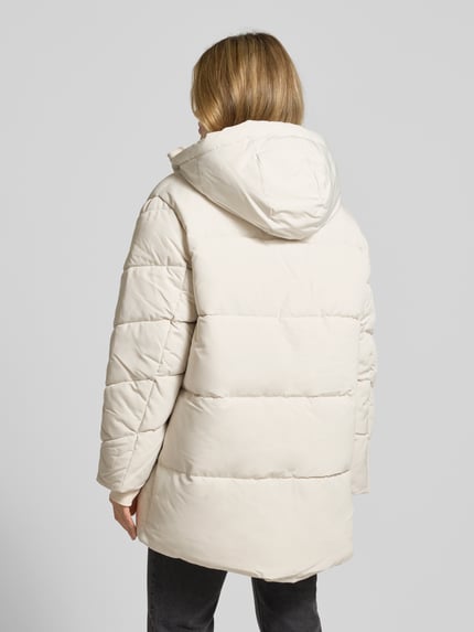 WITHBLACK Kurtka w stylu puffer z zamkiem błyskawicznym dwustronnym Złamany biały 5