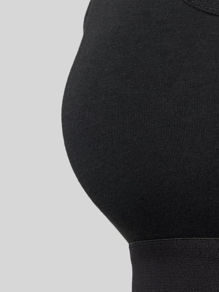 SNOCKS Bustier z elastycznym pasem i detalem z logo Czarny 2