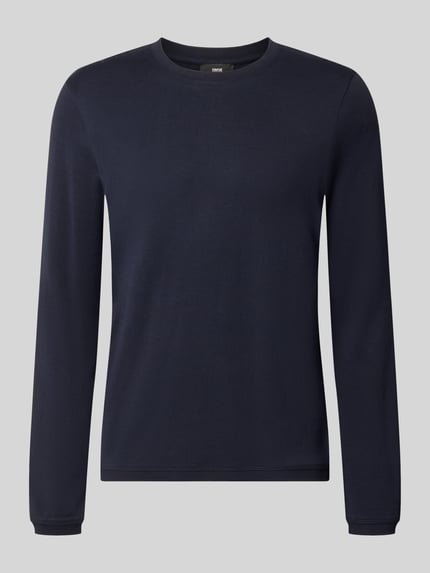 Shirt met lange mouwen met ronde hals model 'Baldi' Shop The Look MANNEQUINE