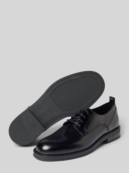 Copenhagen Schnürschuh aus Rindsnappa mit Gummisohle Black 4