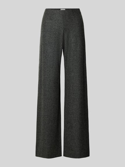 SEDUCTIVE Wide Leg Stoffhose mit Woll-Anteil Modell 'KIMBERLY' Anthrazit 2