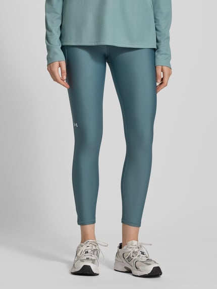 Under Armour Slim Fit Leggins mit Logo-Print Modell 'Tech' Mint 3