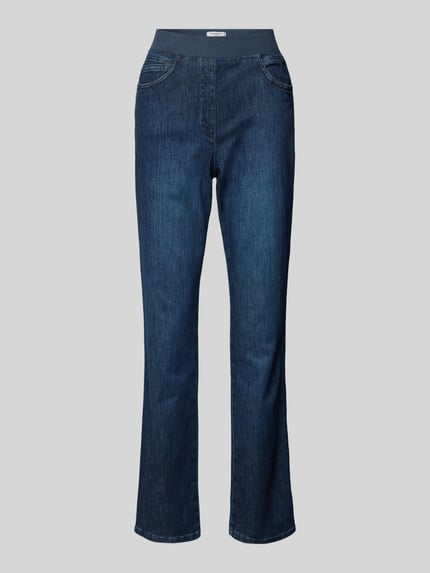Raphaela By Brax Straight Fit Jeans mit elastischem Bund Blau 2