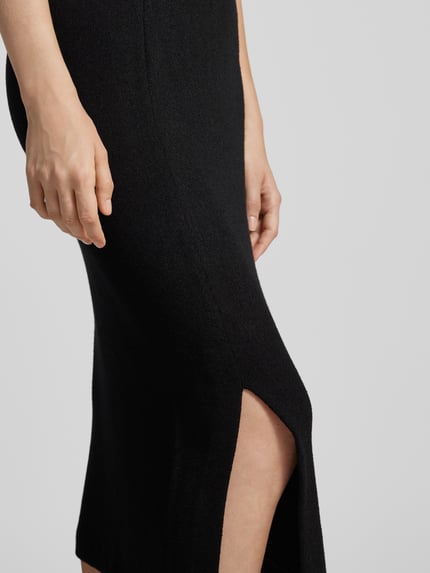 OPUS Midirok met elastische band, model 'ROBINA' Zwart - 3