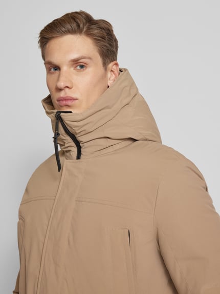 Superdry Parka mit Stehkragen Sand 3