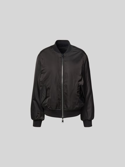 Juvia Regular fit bomberjack met opstaande kraag Zwart - 2