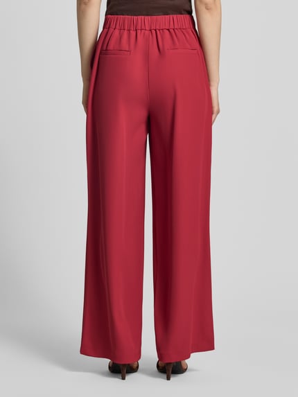 Jake*s Collection Stoffhose mit elastischem Bund und Eingrifftaschen Altrosa 5