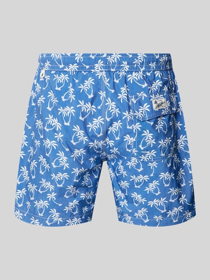 Hartford Badehose mit elastischem Bund Jeansblau 3