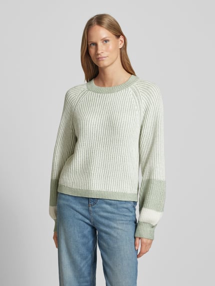 QS Gebreide pullover met ronde hals Wit - 4