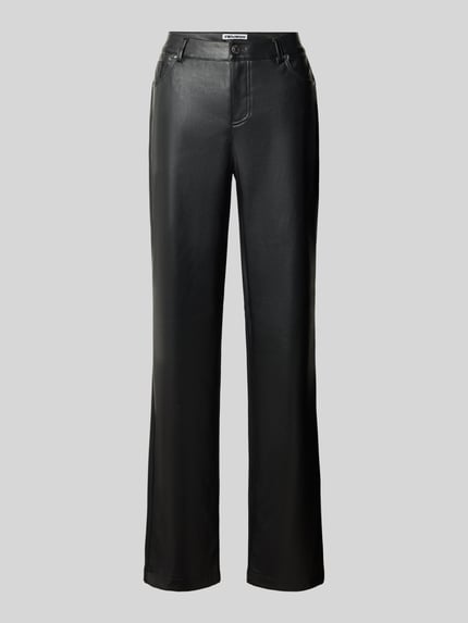 Straight Fit Hose in Leder-Optik Shop The Look MANNEQUINE