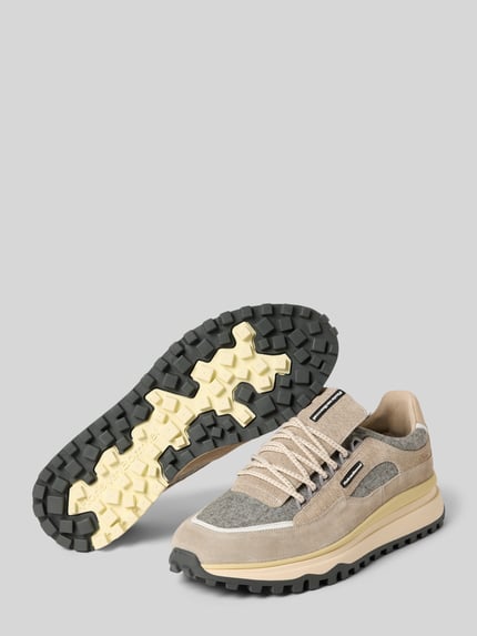 Floris van Bommel Sneaker mit Schnürverschluss Sand 4