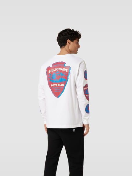 Billionaire Boys Club Bluzka z długim rękawem z brustaszą Biały 5