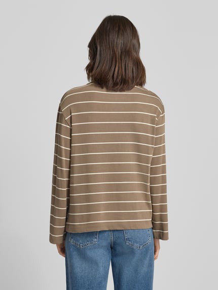 ARMEDANGELS Longsleeve aus Baumwoll-Mix Modell 'MARYNAA' Taupe 5