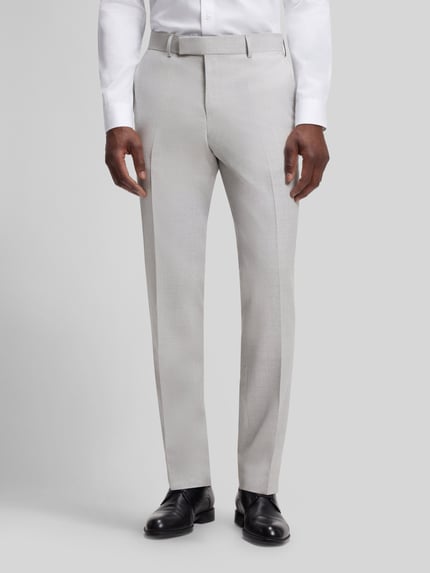 BOSS Slim Fit Anzug aus reiner Schurwolle Modell 'H-HUGE-2PCS-263' Hellgrau 8