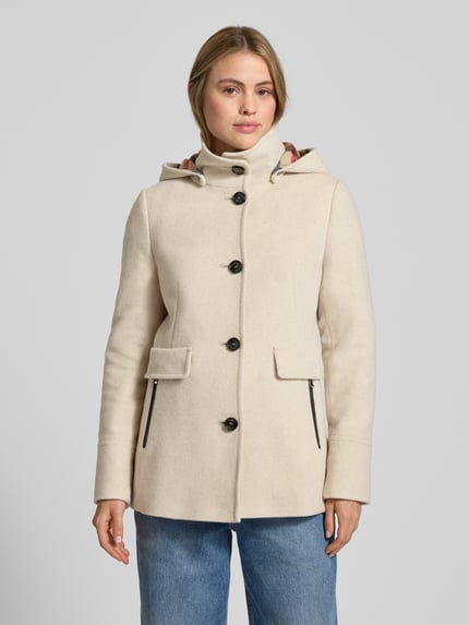 Gil Bret Jacke mit Stehkragen und Pattentaschen Sand Melange 4