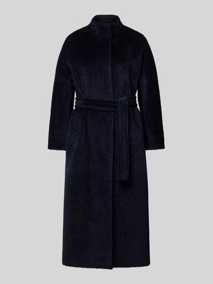Max Mara Studio Wollmantel aus Alpaka-Mix Modell 'FERITO' Marine 2