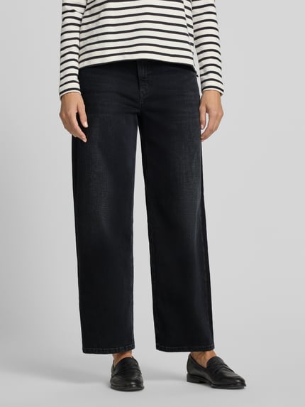 CAMBIO Barrel Jeans aus Baumwoll-Mix Black 4