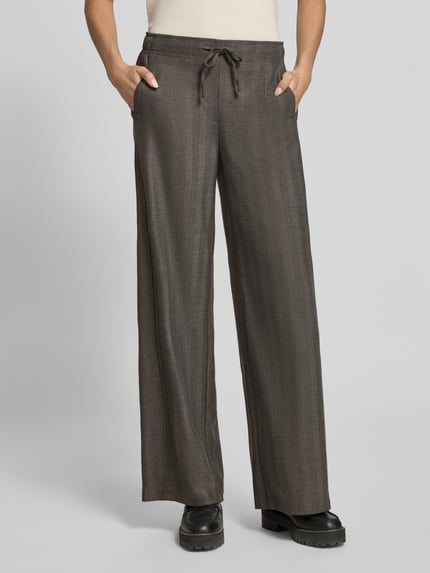 OPUS Regular Fit Hose mit Tunnelzugbund Taupe 4