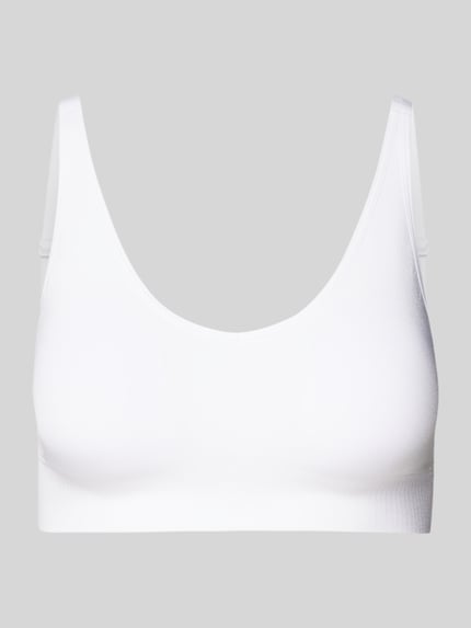 SCHIESSER Soft-BH im unifarbenen Design Modell 'Classic' Weiss 1