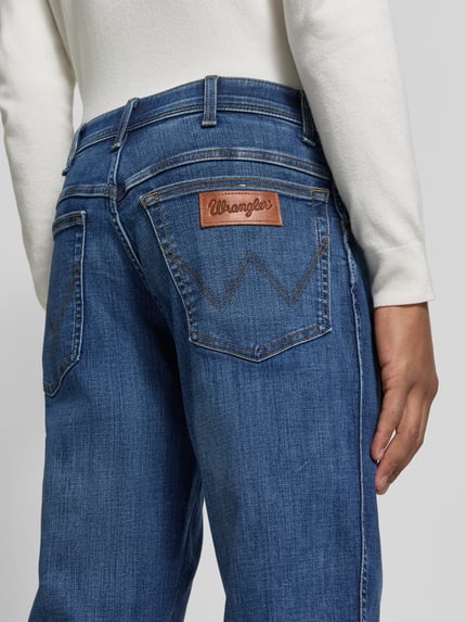 Wrangler Regular Fit Jeans mit Kontrastnähten Jeansblau 3
