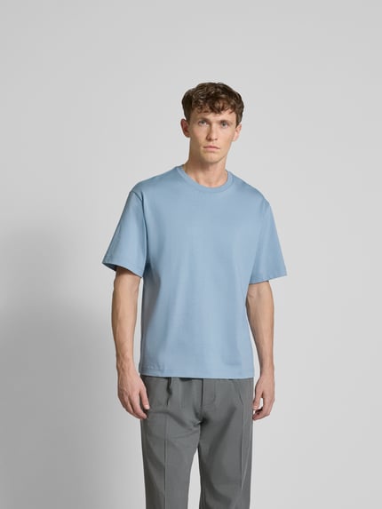 Filippa K T-shirt z czystej bawełny Jasnoniebieski 4