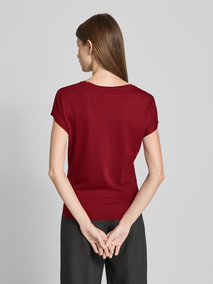 someday. T-shirt met ronde hals, model 'Kaja' Rood - 5