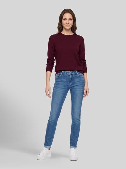 Betty Barclay Pullover mit Label-Detail Modell 'LT NOVEMBER' Bordeaux 1