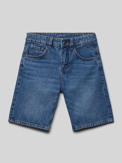 Tom Tailor Regular fit korte jeans van puur katoen Blauw - 1