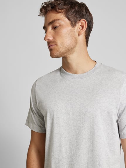 SCHIESSER T-Shirt mit Rundhalsausschnitt Hellgrau 3