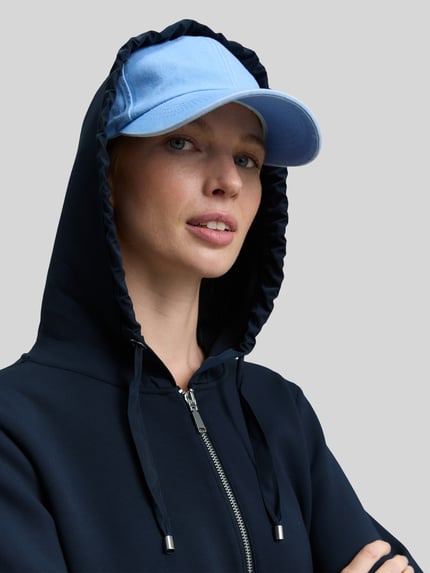 Tom Tailor Regular Fit Sweatjacke mit Viskose-Anteil  Marine 3