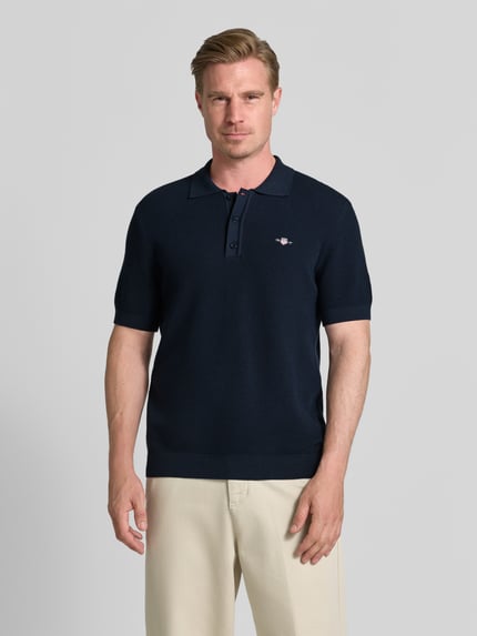 GANT Regular Fit Poloshirt mit Label-Stitching Marine 4