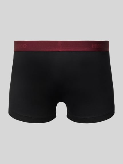 Produktfoto, schwarze Pant & Trunk aus Baumwoll-Mix im 3er-Pack Modell 'TRIPLET PACK' von HUGO, Herren Pant & Trunk von HUGO