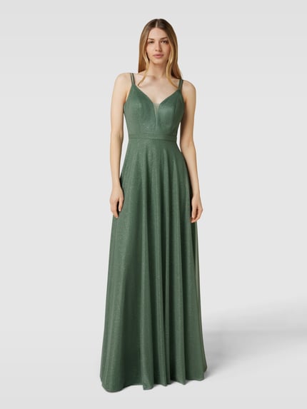 TROYDEN COLLECTION Abendkleid mit Herz-Ausschnitt Mint 4