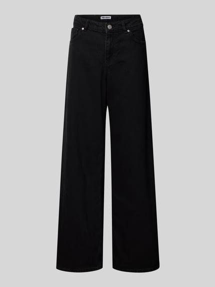 Wide Leg Jeans aus reiner Baumwolle Shop The Look MANNEQUINE