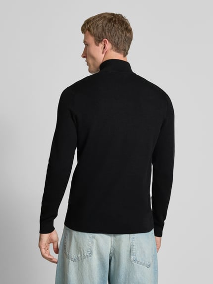 ONLY & SONS Regular fit schipperstrui van katoenmix model 'PHIL' Zwart - 5