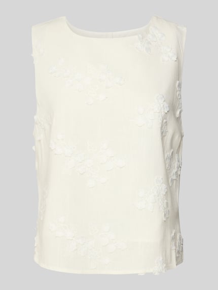 Apricot Regular Fit Blusentop aus Viskose-Mix mit Leinen-Anteil Offwhite 2
