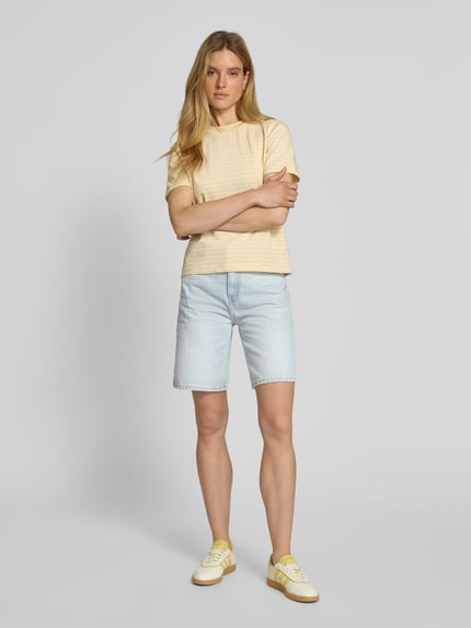 Tommy Hilfiger Relaxed Fit Jeansshorts aus Baumwoll-Lyocell-Mix Hellblau 1