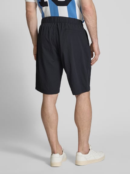 MCNEAL Regular Fit Shorts mit Strukturmuster Marine 5