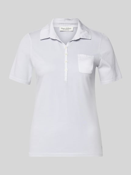 Marc O'Polo Regular Fit Poloshirt aus reiner Baumwolle Hellblau 2