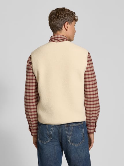 Lacoste Weste mit Reißverschlusstaschen SHERPA VEST Taupe 5