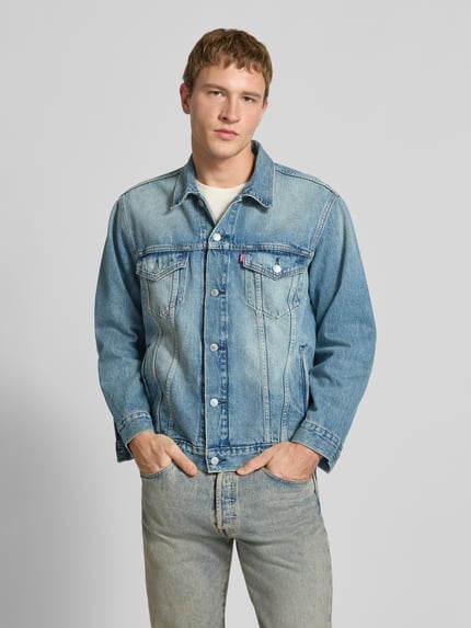 Levi's® Relaxed Fit Jeansjacke aus reiner Baumwolle Hellblau 4