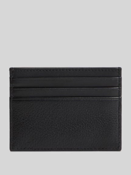 Tommy Hilfiger Portemonnaie aus echtem Rindsleder Modell 'CORP CC HOLDER' BLACK 4