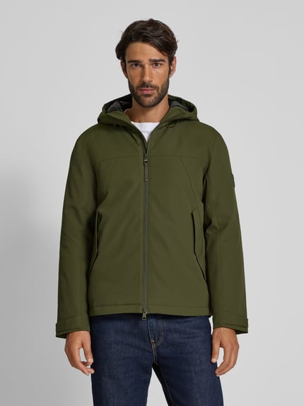 Tommy Hilfiger Regular Fit Funktionsjacke mit Kapuze Oliv 4
