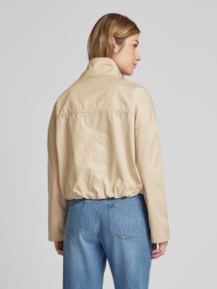 OPUS Kort jack met opstaande kraag, model 'Hanneka' Beige - 5