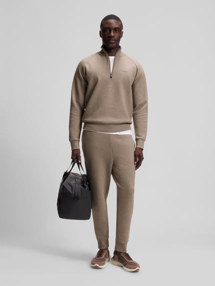 BOSS Green Sweathose mit Kordelzug Beige 1